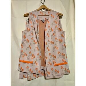 No Brand Name Floral Vest and Skirt Size 14 1/2.